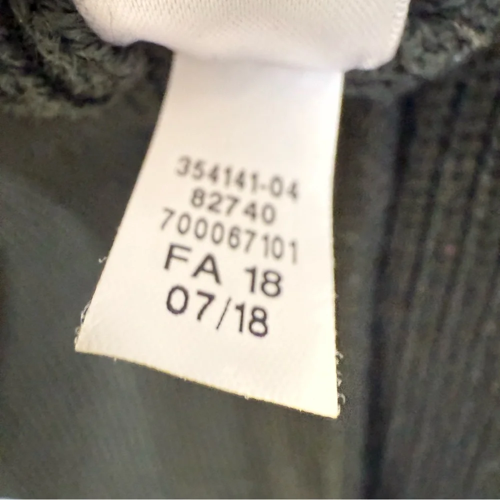 Athleta Forest Green Switchback Pullover Sweater Women’s XS Oversized Wool Blend